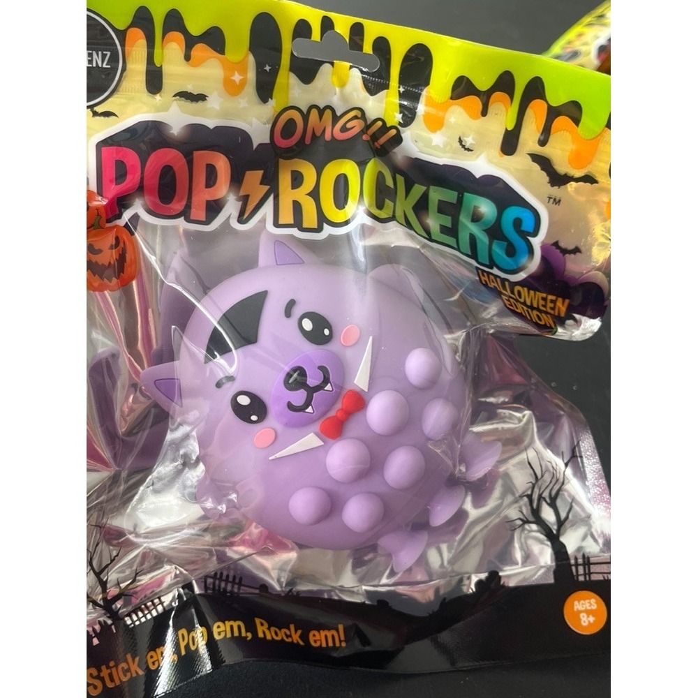 Top Trenz OMG! Pop Rockers Halloween Edition Fidget Toy Vampire Dog Sensory